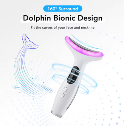 RadiantSkin™ Face & Neck LED Massager – Tighten, Tone & Glow
